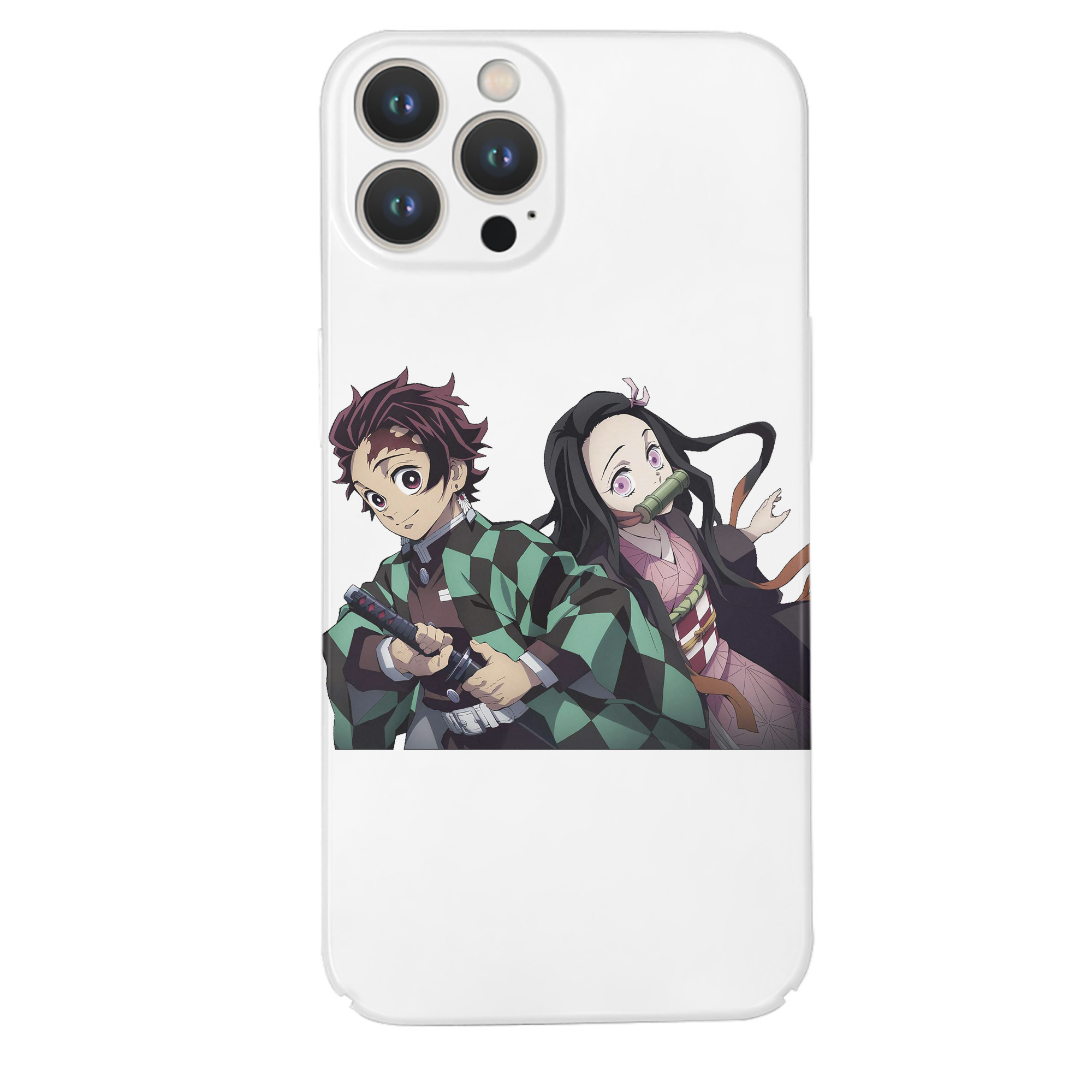 （画像用） 鬼滅の刃（きめつのやいば）竈門 禰󠄀豆子／かまど ねずこ Kamado Nezuko 【iPhone 14シリーズ対応】ハードケース